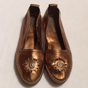 Chandlers Vintage Bronze Slipons sz 10